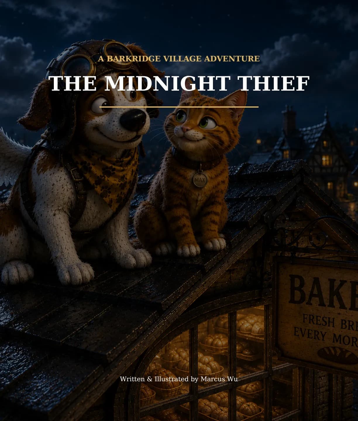 Cover of The Midnight Thief, a Barkridge Village Adventure